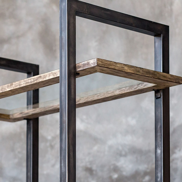 Uttermost 25440 Etagere, Aged Steel