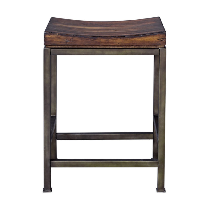 Uttermost 25441 Counter Stool, Dark Walnut