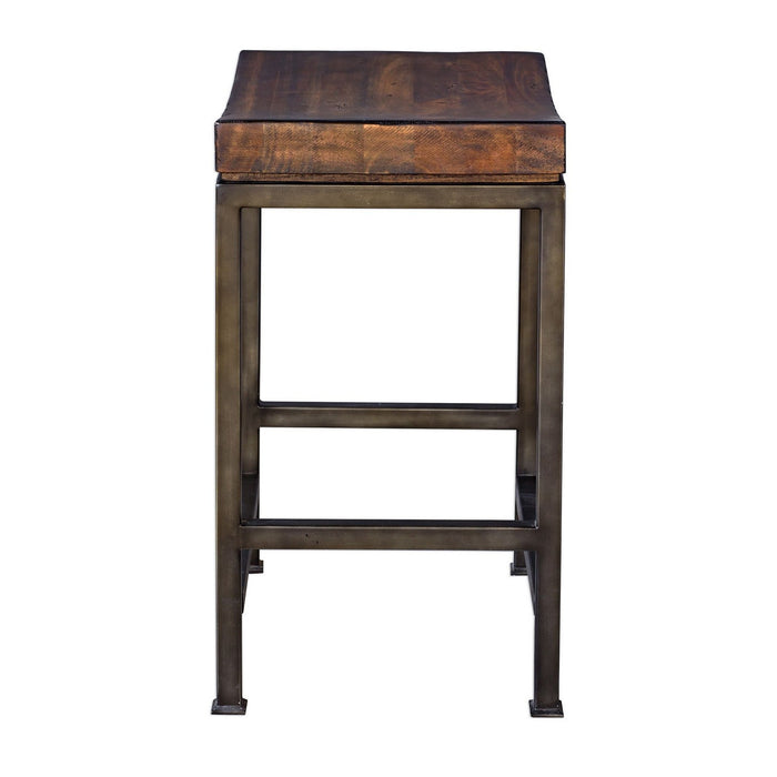 Uttermost 25441 Counter Stool, Dark Walnut