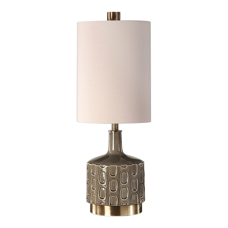 Uttermost 29682-1 One Light Table Lamp, Antique Brass