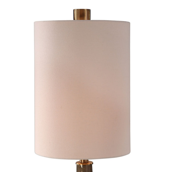 Uttermost 29682-1 One Light Table Lamp, Antique Brass
