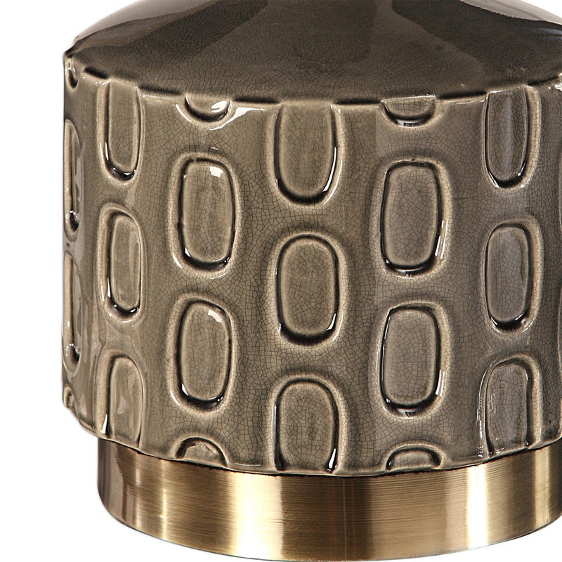 Uttermost 29682-1 One Light Table Lamp, Antique Brass