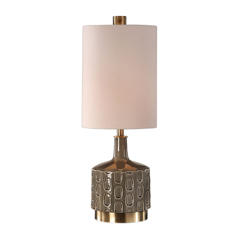 Uttermost 29682-1 One Light Table Lamp, Antique Brass
