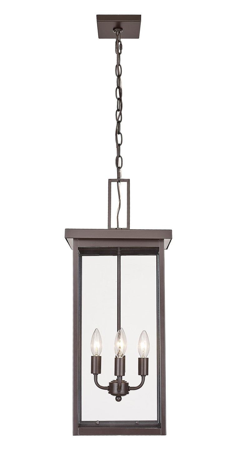 Millennium 42605-PBZ Four Light Outdoor Hanging Lantern, Powder Coated Bronze