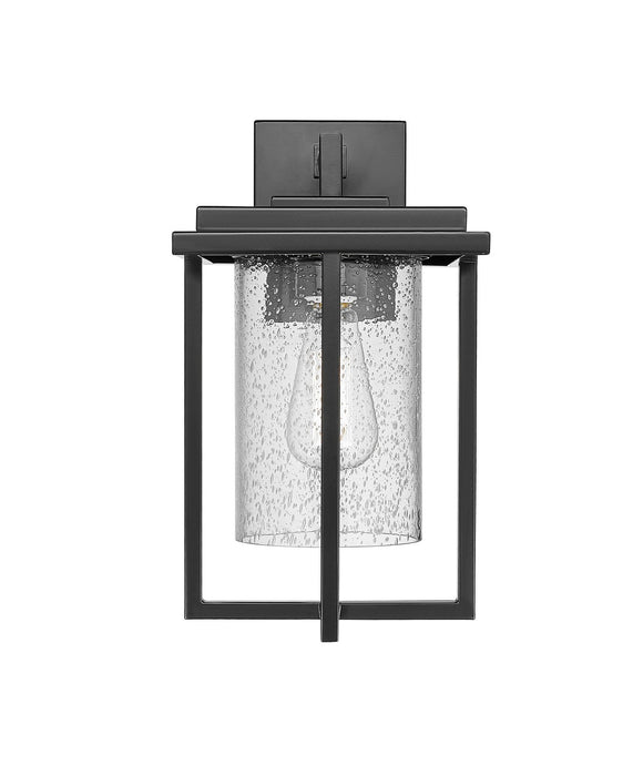 Millennium 42621-PBK One Light Outdoor Wall Sconce, Powder Coated Black