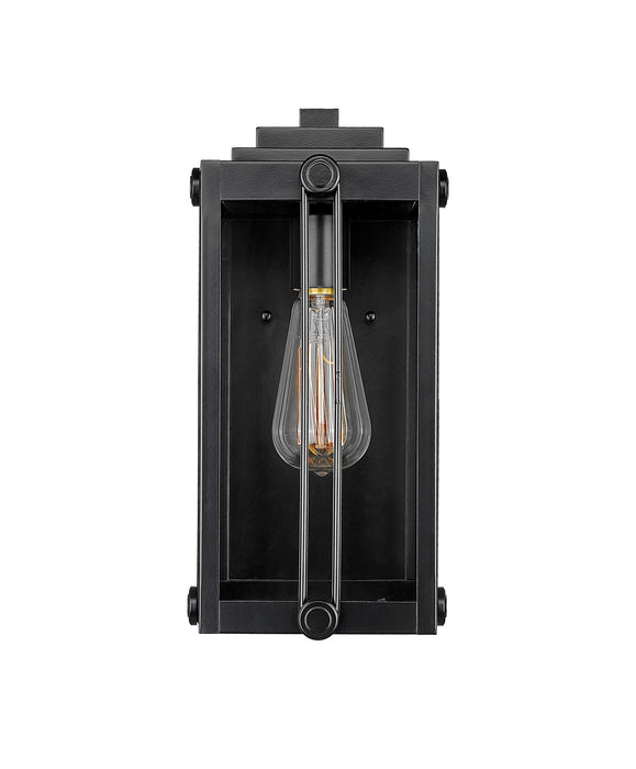 Millennium 42631-PBK One Light Outdoor Wall Sconce, Powder Coated Black