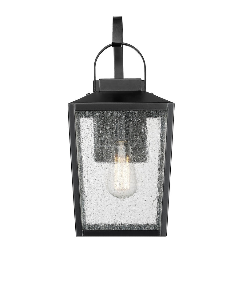 Millennium 42651-PBK One Light Outdoor Wall Sconce, Powder Coated Black