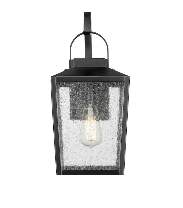 Millennium 42651-PBK One Light Outdoor Wall Sconce, Powder Coated Black