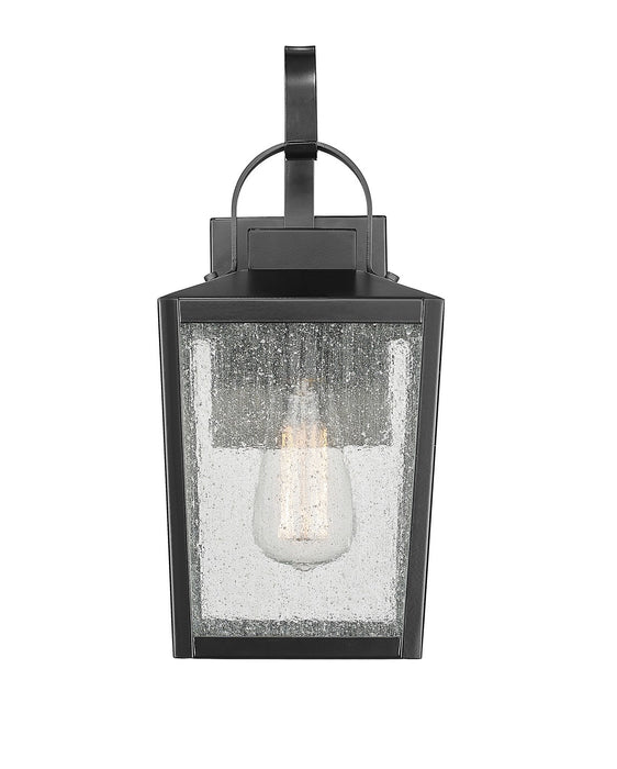Millennium 42652-PBK One Light Outdoor Wall Sconce, Powder Coated Black