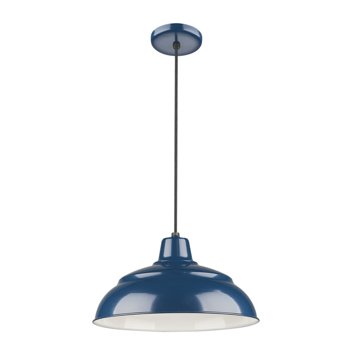 Millennium RWHC14-NB One Light Pendant, Navy Blue