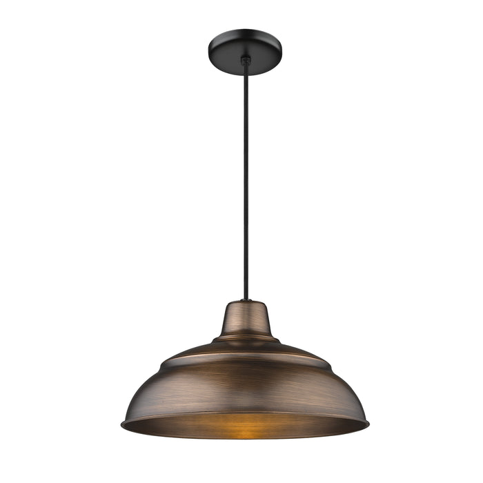 Millennium RWHC14-NC One Light Pendant, Natural Copper