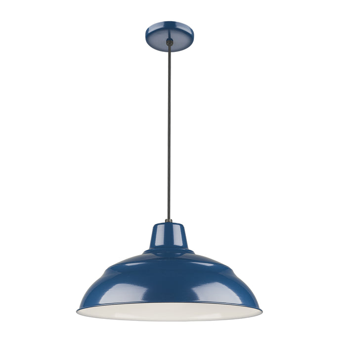 Millennium RWHC17-NB One Light Pendant, Navy Blue