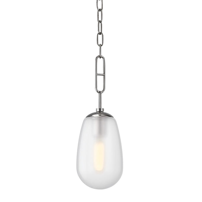 Hudson Valley 2106-PN One Light Pendant, Polished Nickel