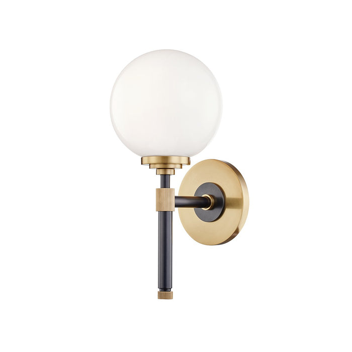 Hudson Valley 3701-AOB One Light Bath Bracket, Aged Old Bronze
