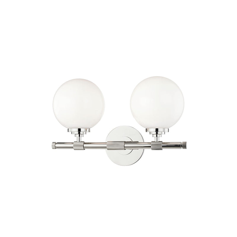 Hudson Valley 3702-PN Two Light Bath Bracket, Polished Nickel