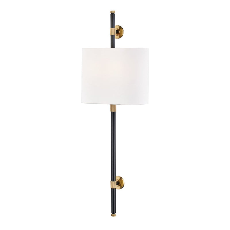 Hudson Valley 3722-AOB Two Light Wall Sconce, Aged Old Bronze