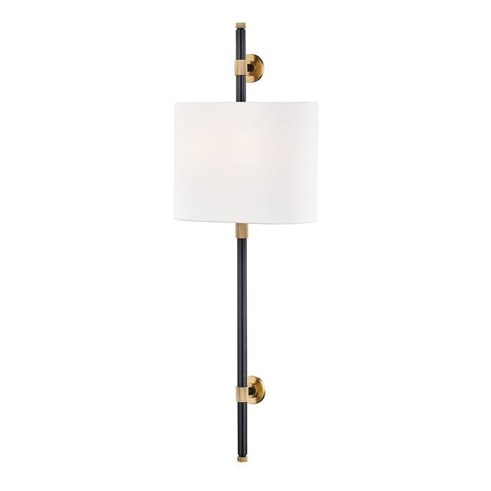 Hudson Valley 3722-AOB Two Light Wall Sconce, Aged Old Bronze