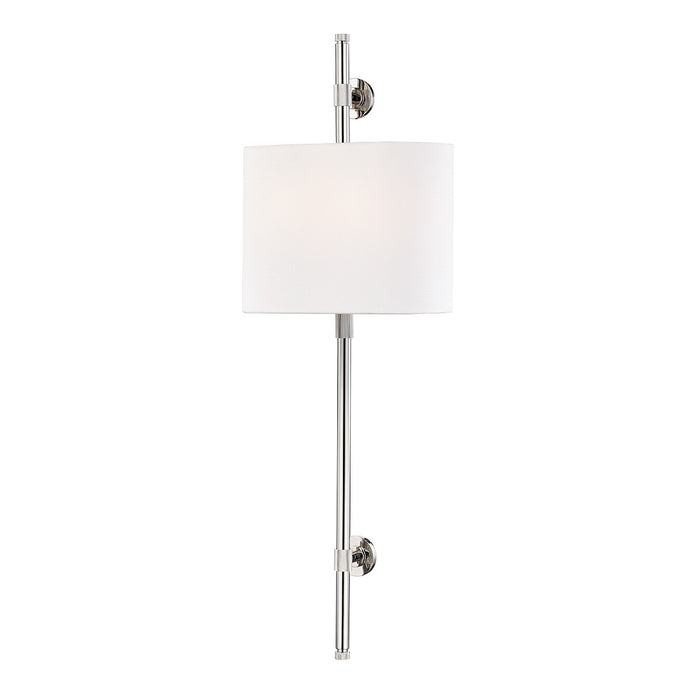 Hudson Valley 3722-PN Two Light Wall Sconce, Polished Nickel