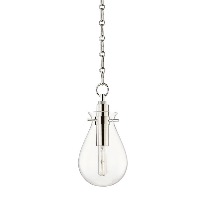 Hudson Valley BKO101-PN LED Pendant, Polished Nickel