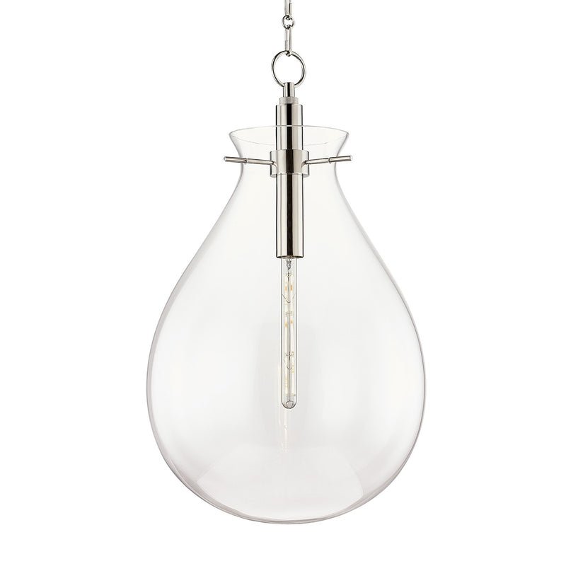 Hudson Valley BKO103-PN LED Pendant, Polished Nickel