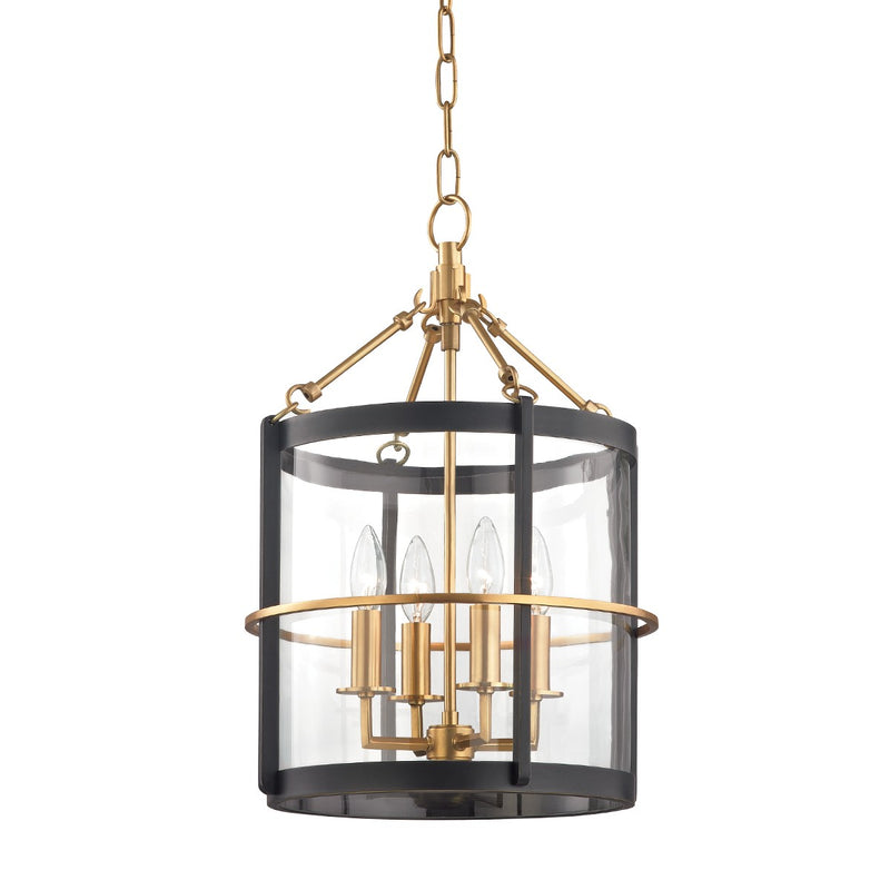 Hudson Valley BKO200-AOB Four Light Lantern, Aged Old Bronze