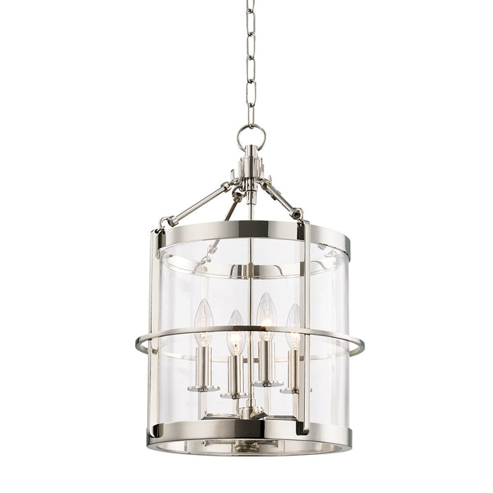 Hudson Valley BKO200-PN Four Light Lantern, Polished Nickel