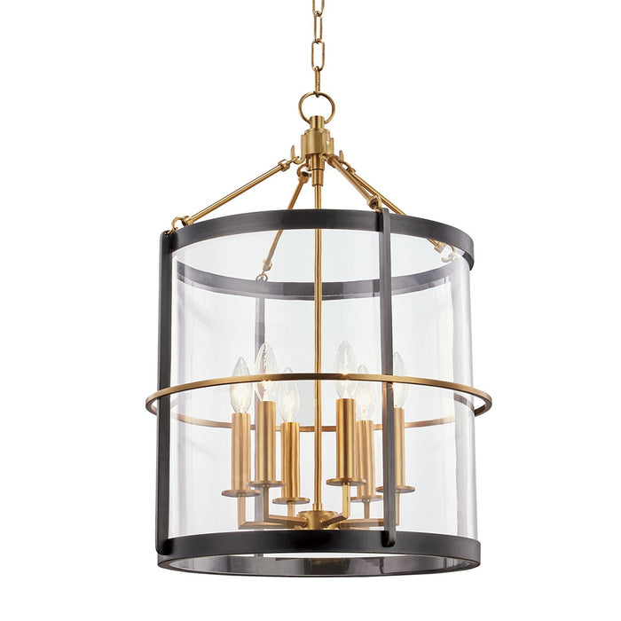Hudson Valley BKO201-AOB Six Light Lantern, Aged Old Bronze