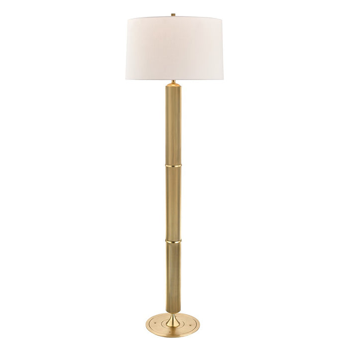 Hudson Valley L1189-AGB One Light Floor Lamp, Aged Brass