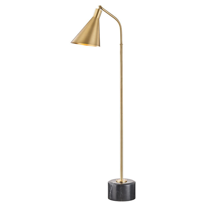Hudson Valley L1346-AGB One Light Floor Lamp, Aged Brass