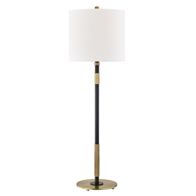 Hudson Valley L3720-AOB One Light Table Lamp, Aged Old Bronze