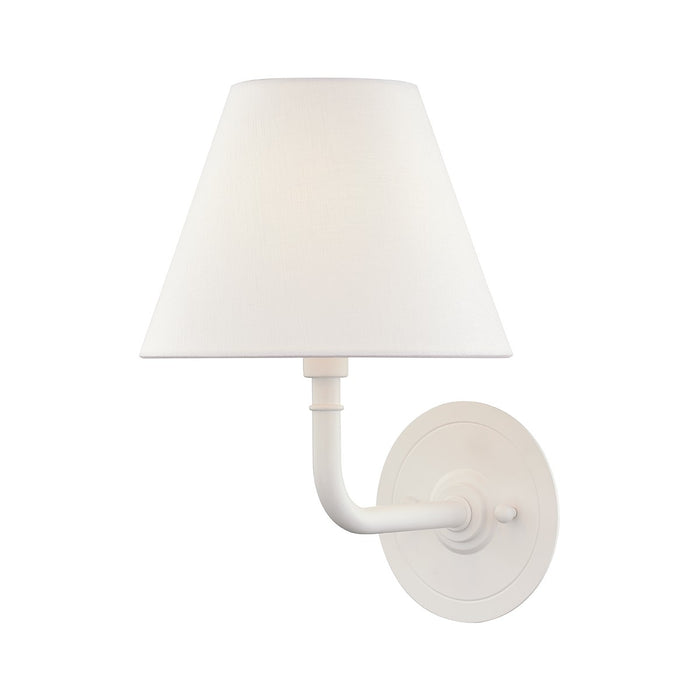Hudson Valley MDS601-WH One Light Wall Sconce, White