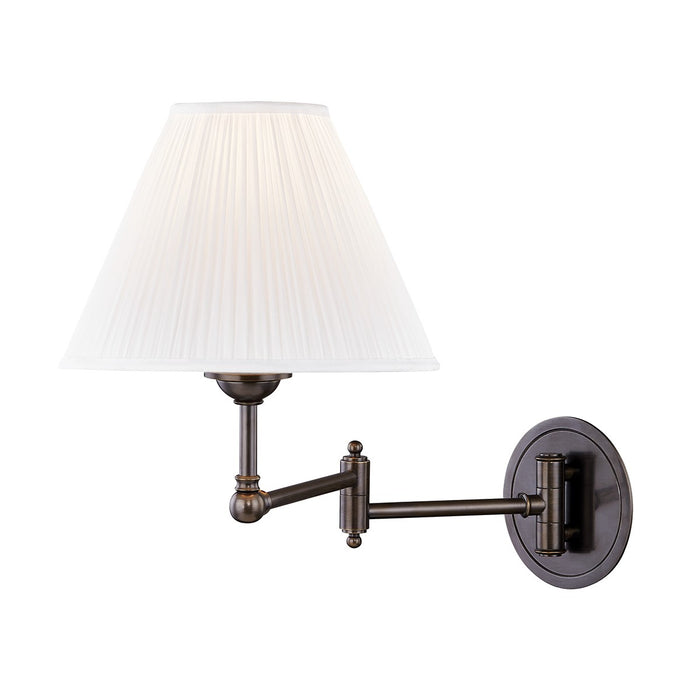Hudson Valley MDS603-DB One Light Wall Sconce, Distressed Bronze