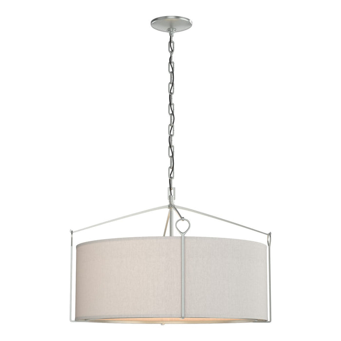 Hubbardton Forge 104250-SKT-82-SE2290 Four Light Pendant, Vintage Platinum