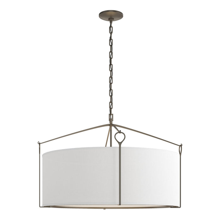 Hubbardton Forge 104255-SKT-07-SF2899 Four Light Pendant, Dark Smoke