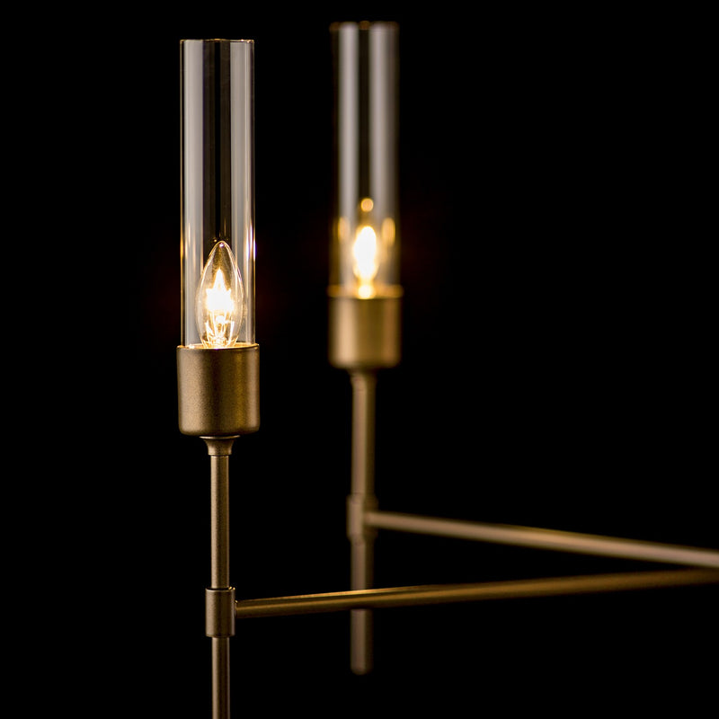 Hubbardton Forge 105045-SKT-07-ZM0611 Five Light Chandelier, Dark Smoke