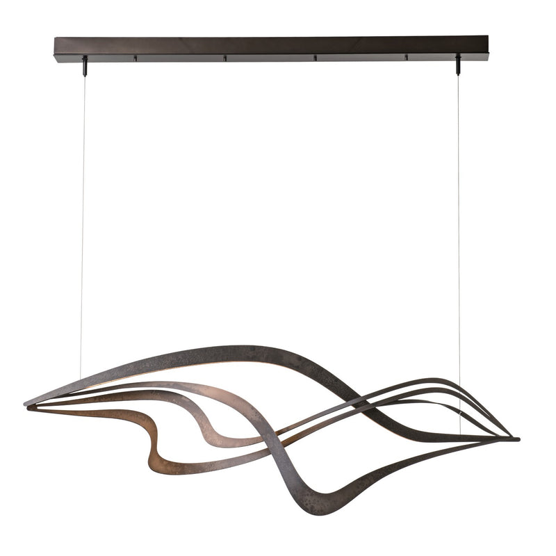 Hubbardton Forge 139905-LED-STND-07 LED Pendant, Dark Smoke