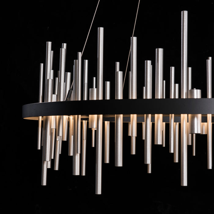 Hubbardton Forge 139910-LED-STND-10-82 LED Pendant, Black