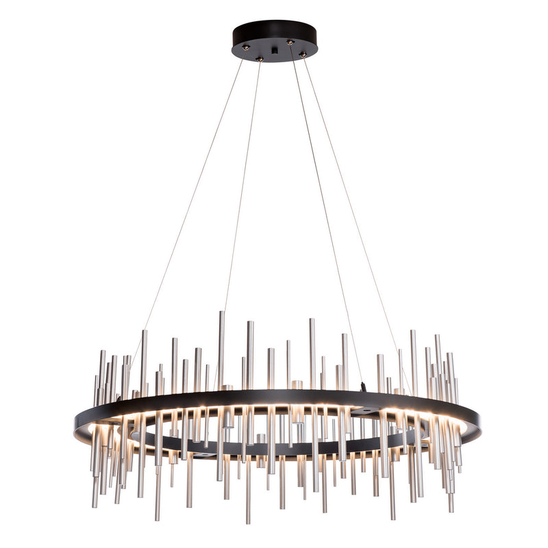 Hubbardton Forge 139910-LED-STND-10-82 LED Pendant, Black