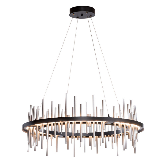 Hubbardton Forge 139910-LED-STND-10-82 LED Pendant, Black