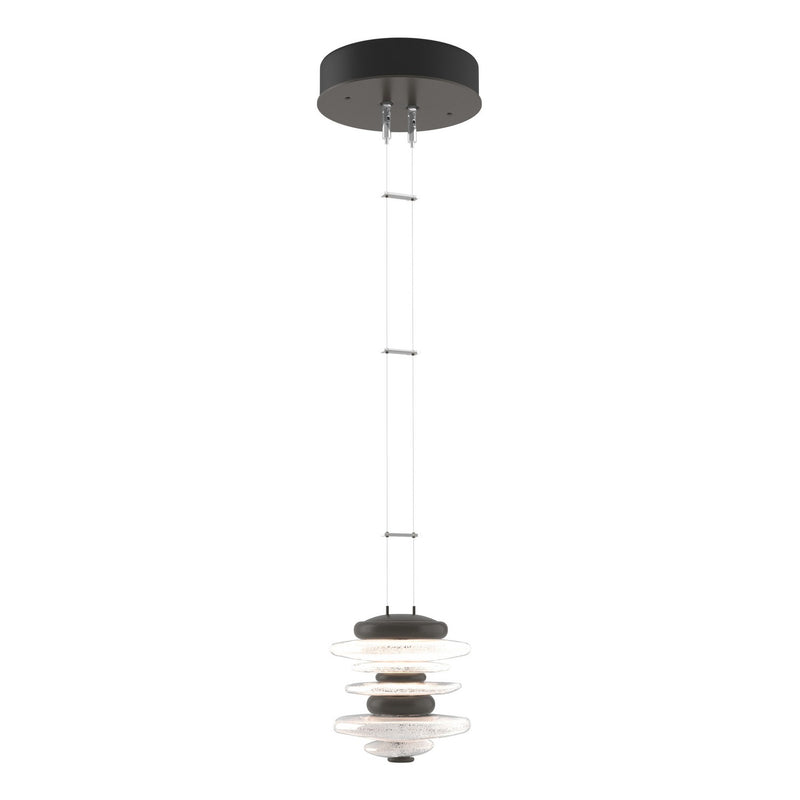 Hubbardton Forge 139970-LED-STND-07 LED Pendant, Dark Smoke