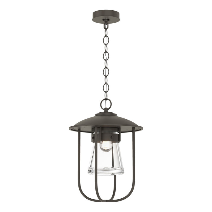 Hubbardton Forge 356010-SKT-77-ZM0467 One Light Outdoor Pendant, Coastal Dark Smoke