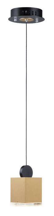 ET2 E20860-75BKGLD LED Pendant, Black / Gold