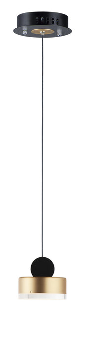 ET2 E20861-75BKGLD LED Pendant, Black / Gold