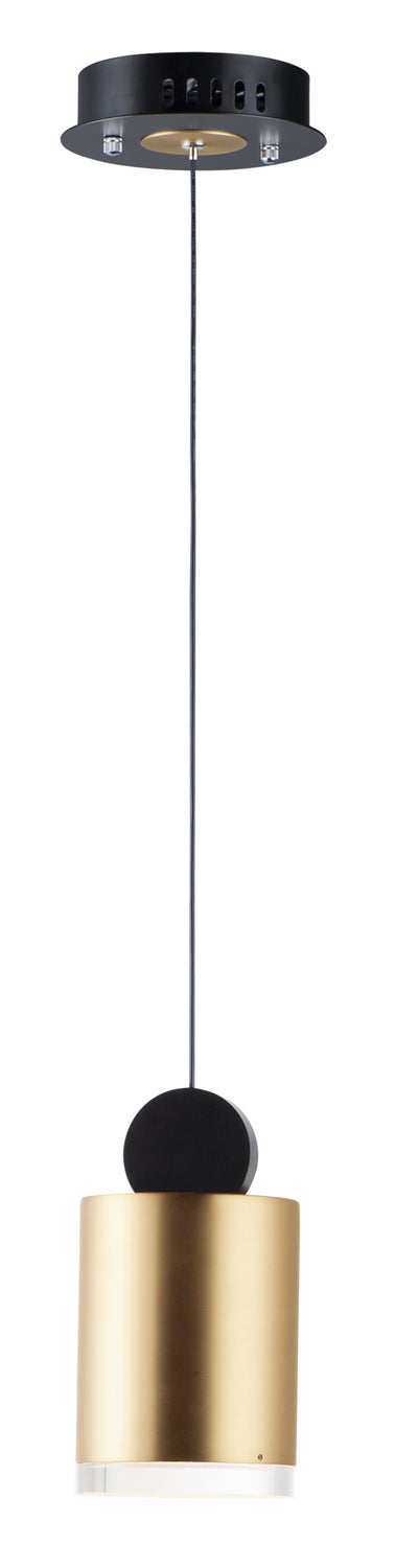 ET2 E20862-75BKGLD LED Pendant, Black / Gold