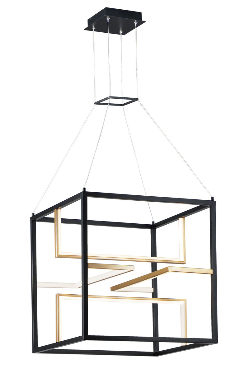 ET2 E21226-BKGLD LED Pendant, Black / Gold