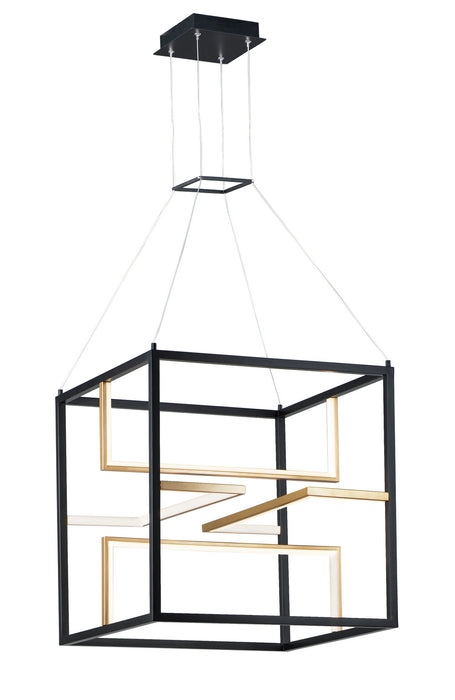 ET2 E21226-BKGLD LED Pendant, Black / Gold