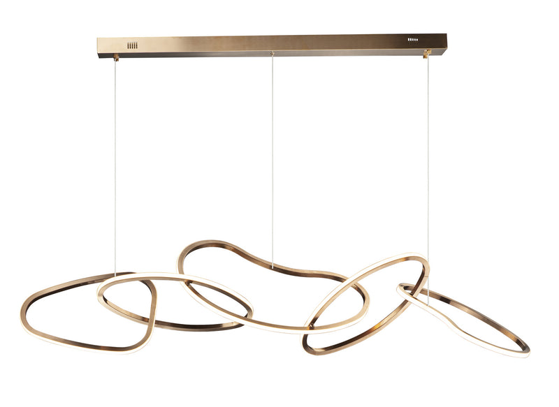 ET2 E24616-BCN LED Pendant, Brushed Champagne