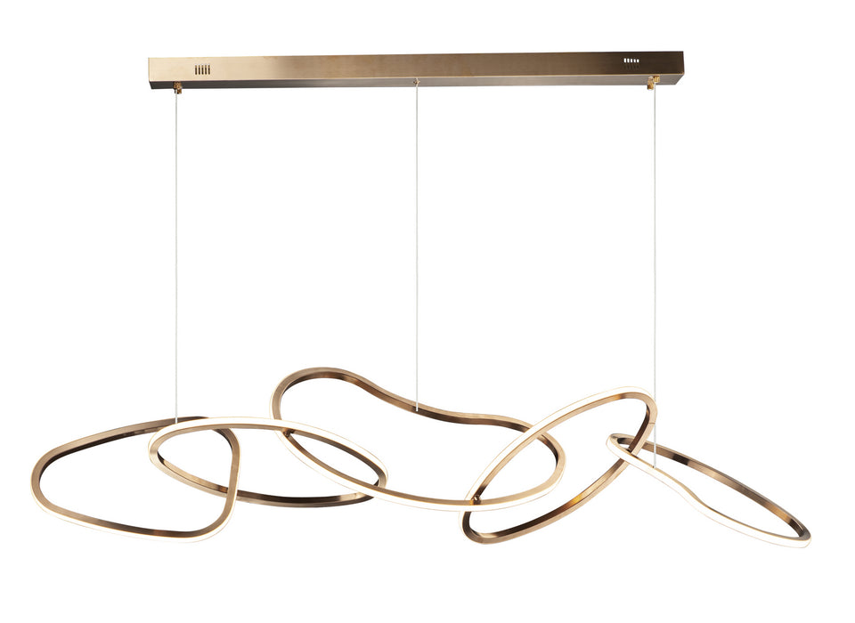 ET2 E24616-BCN LED Pendant, Brushed Champagne