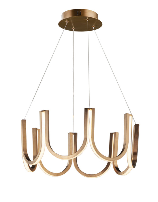 ET2 E24853-BCN LED Pendant, Brushed Champagne