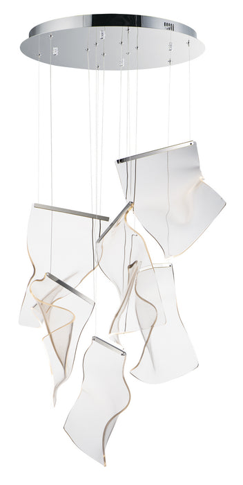 ET2 E24875-133PC LED Pendant, Polished Chrome